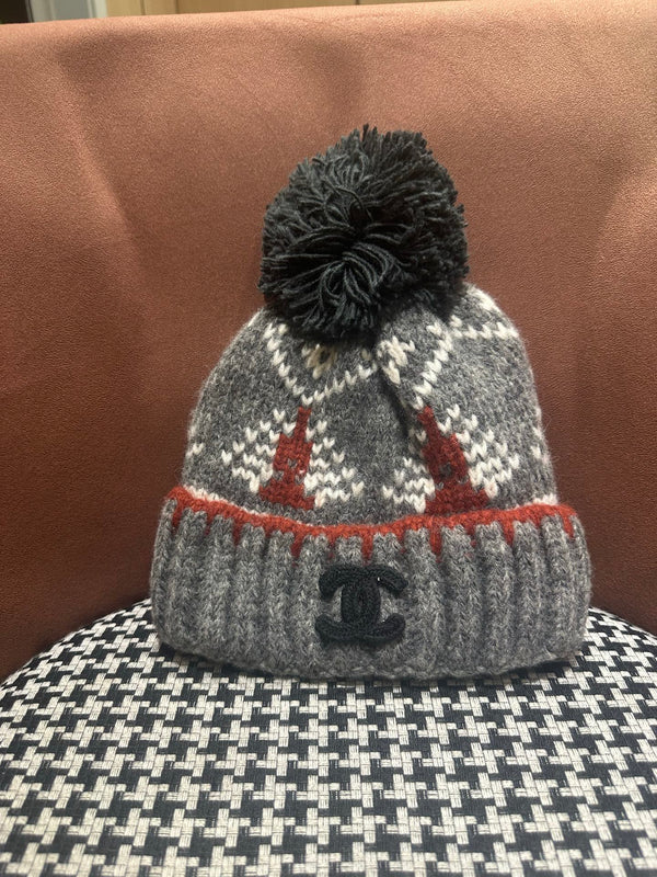CC 26FW Color-Block Knit Beanie Wool 551952