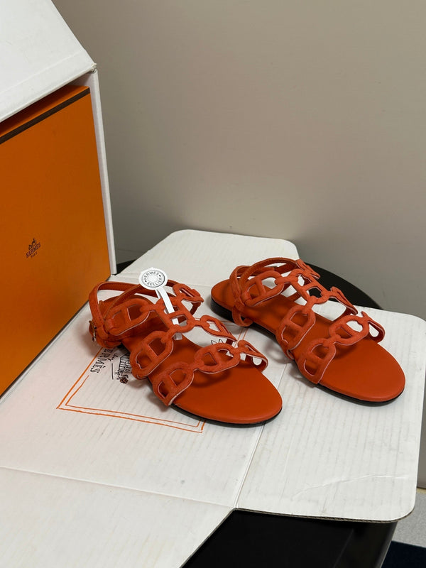 HM 26s Noumea Flat Sandals Leather 185833