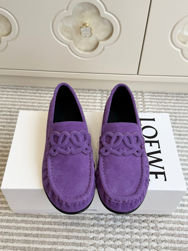 LW 26FW Double L Loafers Suede Leather 193312