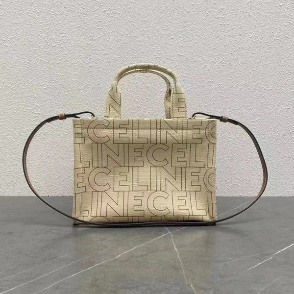 Sac cabas Celine 2026 Cabas Thais Triomphe imprimé 26cm toile et cuir de veau 283600