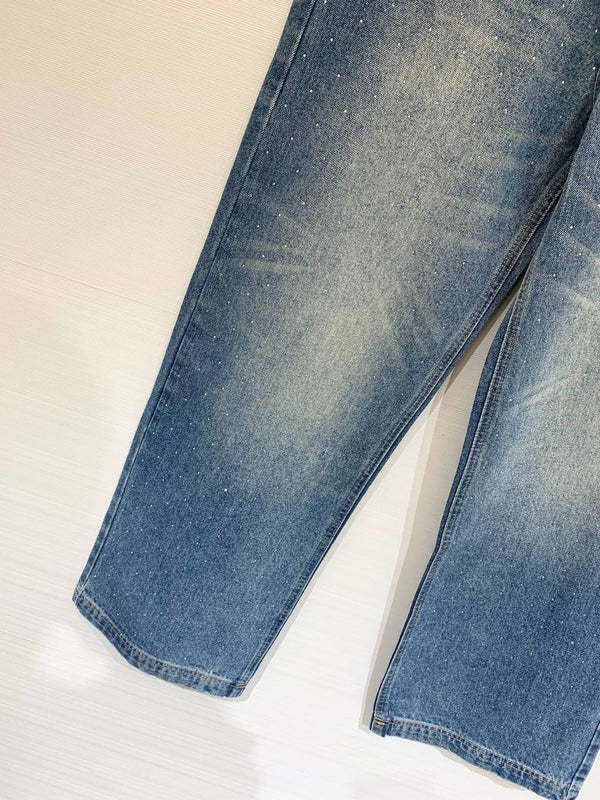 Chanel 2026 Jean Droit Orné de Strass 155198