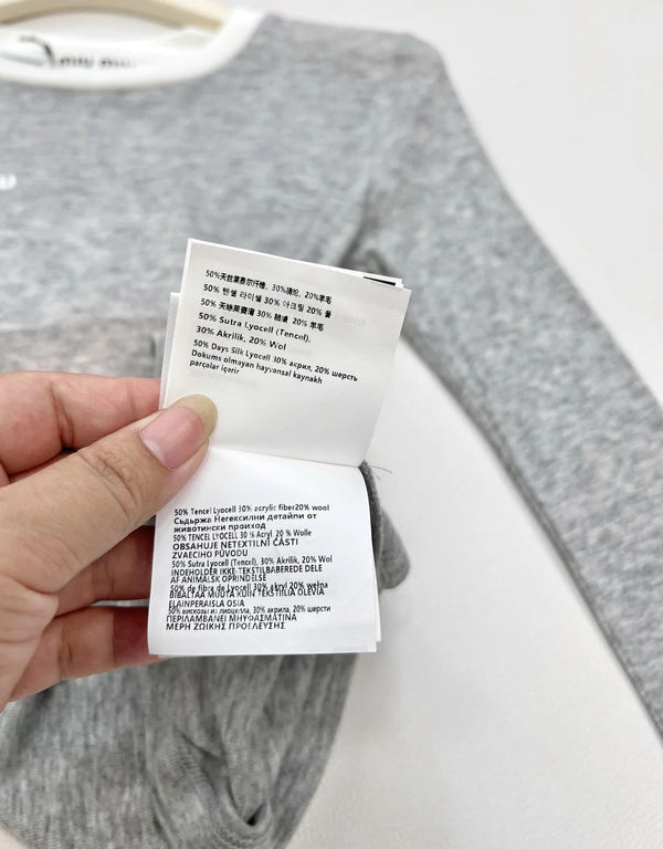 MIUMIU LONG-SLEEVE T-SHIRT STYLE 364