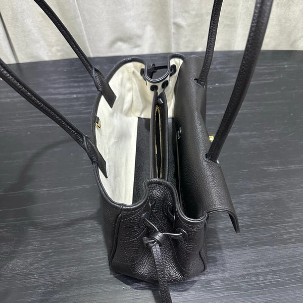 Chanel 2026 Shopping Bag 33cm Black Grained Calfskin