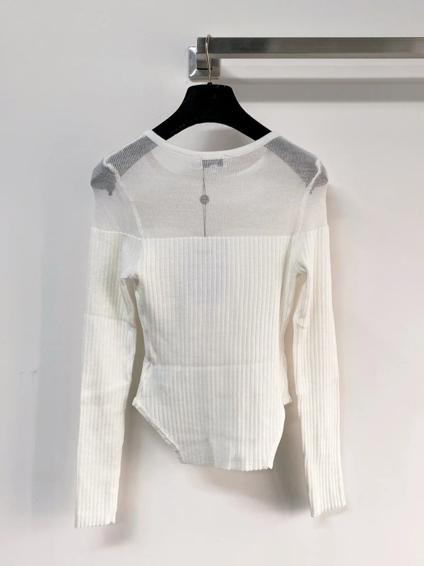 Chanel 2026 Haut Manches Longues Laine 166733