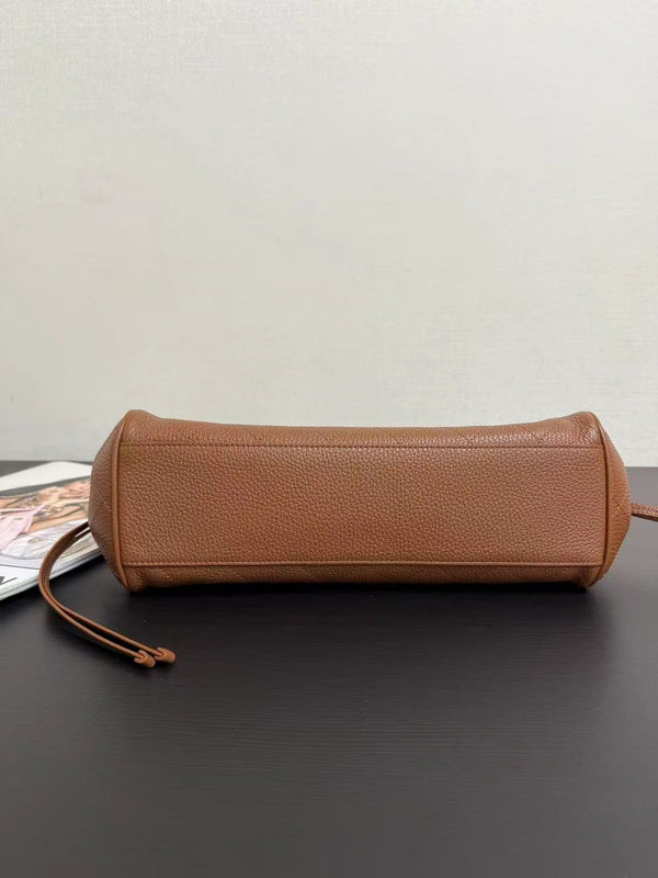 Chanel 2026 Shopping Bag 31cm Brown Grained Calfskin