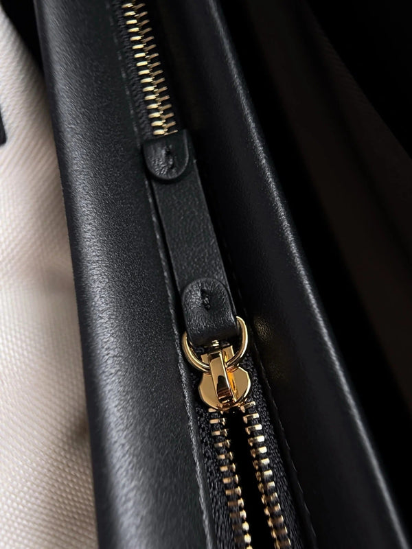 CC 2026 Leopard Print Baguette Bag Tweed Leather