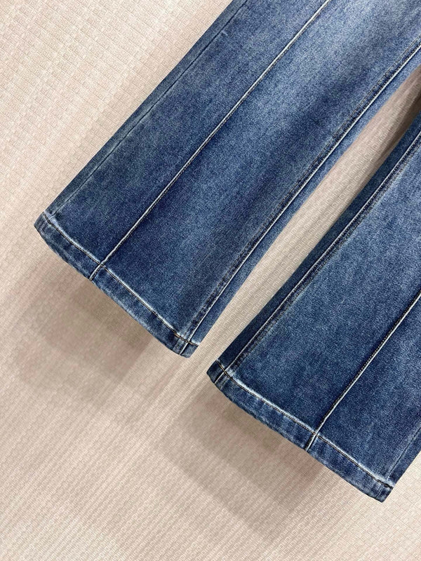 CD 2026 Washed Blue Pants Cotton 400650
