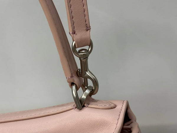 Balenciaga Petit Sac 29 Cuir de veau rose clair, Quincaillerie argentée