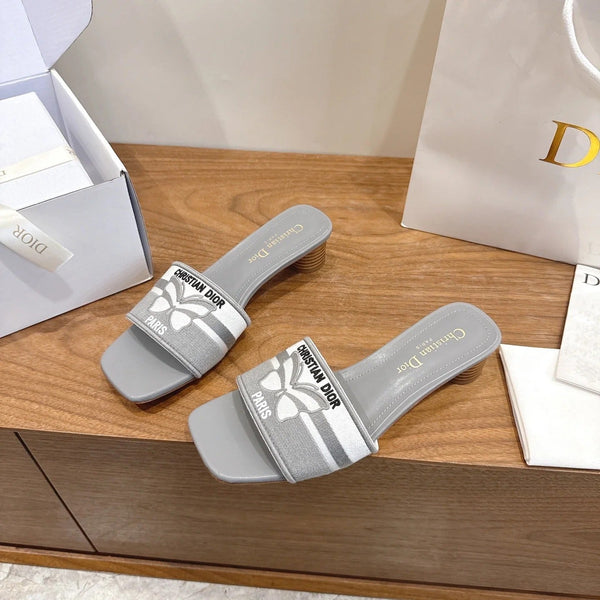 CD 26s Sandals Butterfly Canvas Cowhide 685422