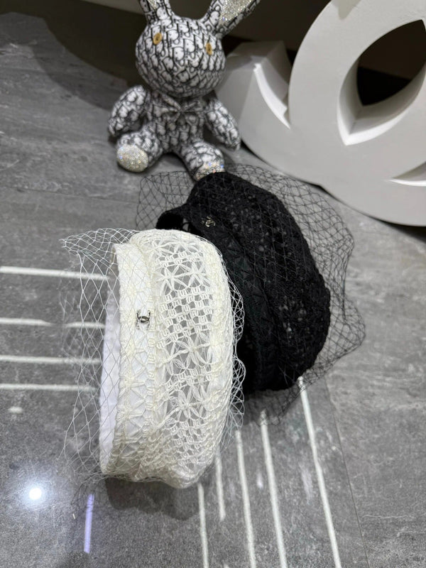 CC Lace Mesh Beret 413052
