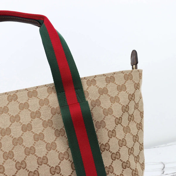 GG 2026 Tote Bag 29cm Brown Canvas
