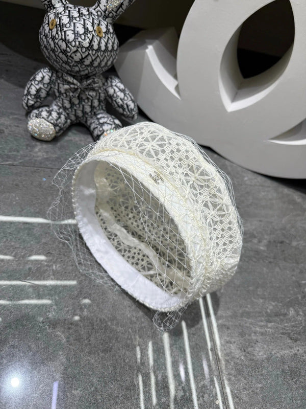 CC Lace Mesh Beret 413052