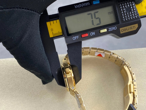 Audemars Piguet Royal Oak 23mm White Dial Gold Case