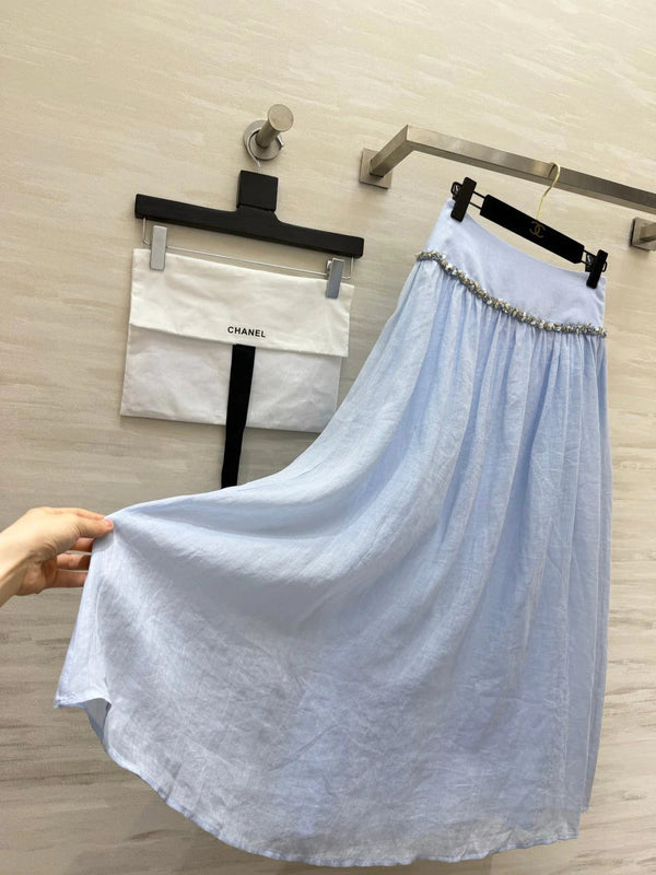 CC 2026 Midi Skirt Cotton-Linen 398795