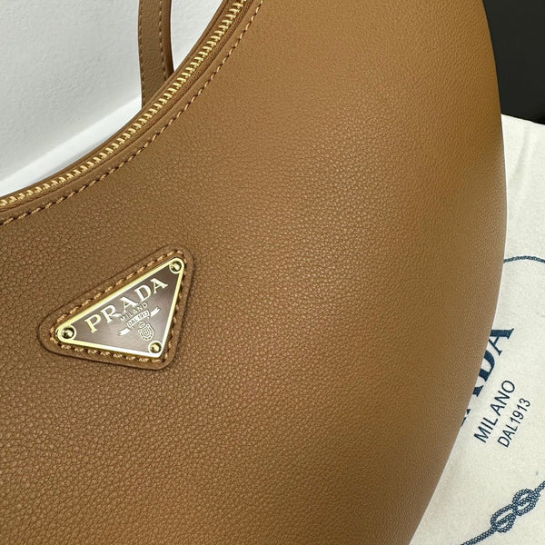 Prad 2026 Arque Shoulder Bag 35cm Calfskin