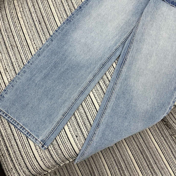 Pra 2026 Wide-Leg Pants Jean Light Blue Cotton 650356