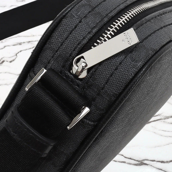 GG 2026 Essence Classic Mini Bag 22cm Black Canvas Leather