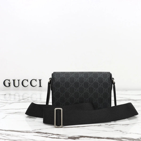GG 2026 Horsebit 1955 Mini Bag 19cm Canvas Leather