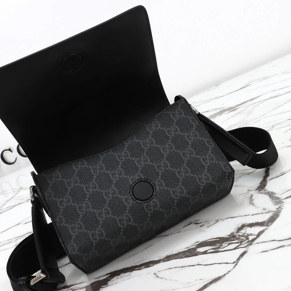 GG 2026 Horsebit 1955 Mini Bag 19cm Canvas Leather