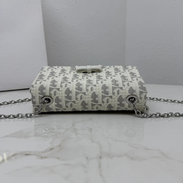 CD 2026 Chain Bag 21cm Fabric Lambskin