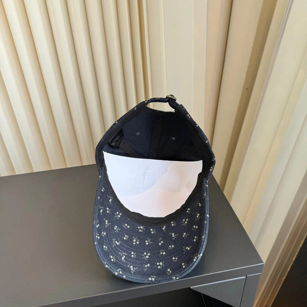 Miu Floral Print Baseball Cap 413004
