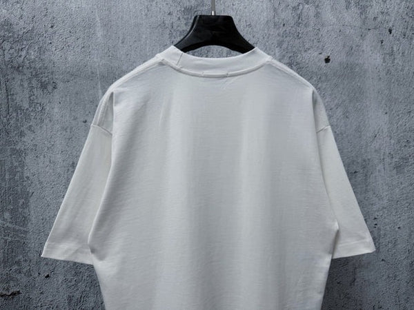 CC 2026 Short Sleeve T-Shirt Silver Powder Print Cotton 129279