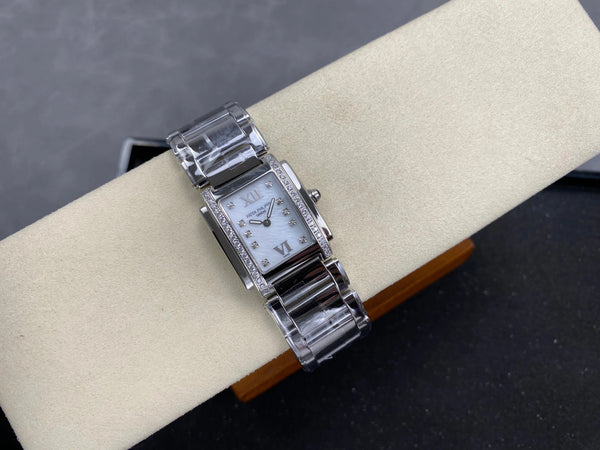 Patek Philippe Twenty 26mm Sliver Case Diamond Bezel