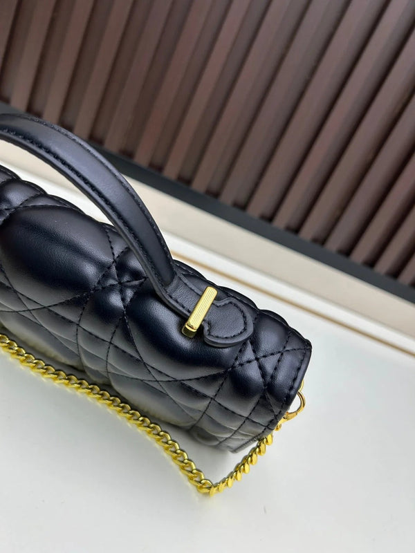 CD 2026 Miss Caro Top Handle Pouch 24cm Lambskin
