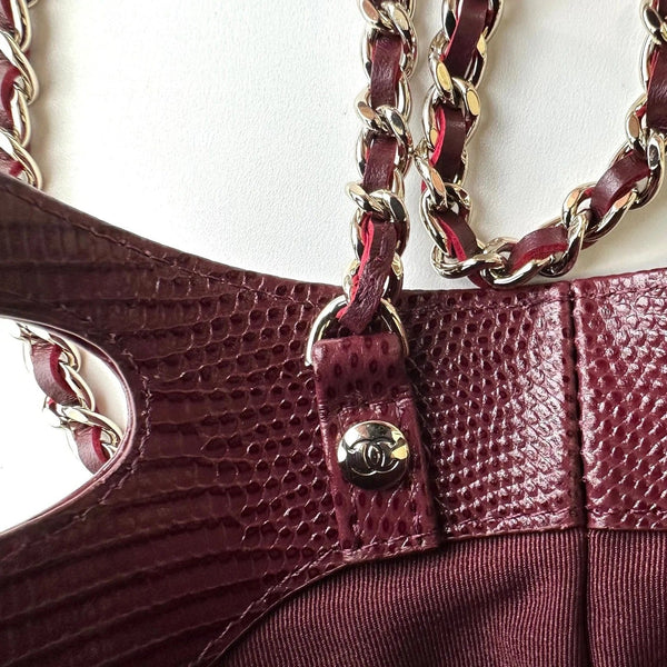 CC 2026 Lizard-Embossed Nano Bag 20.5cm Calfskin