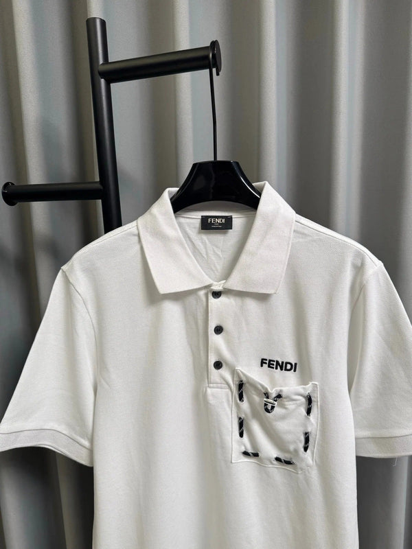 FF 2026 Men's Short-Sleeve Polo Shirt Cotton 830414