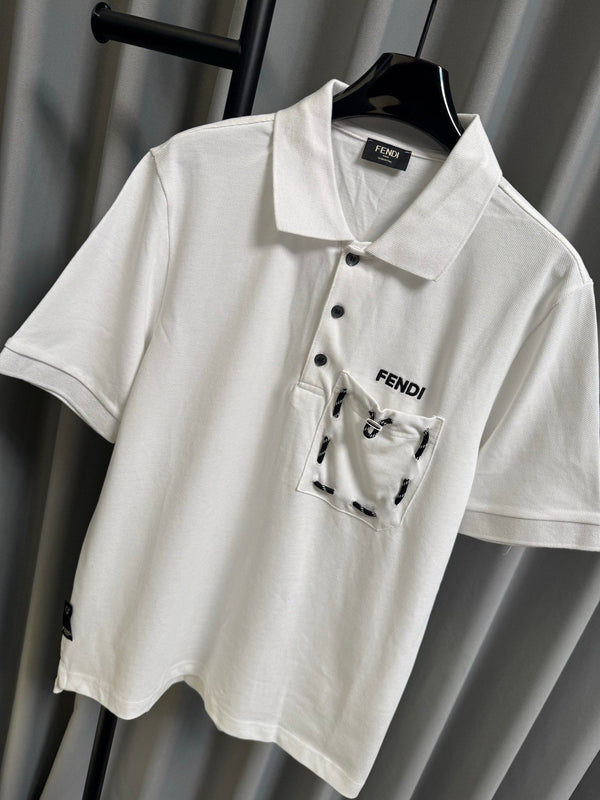 FF 2026 Men's Short-Sleeve Polo Shirt Cotton 830414