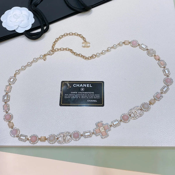 CC 2026 Pearls Crystals Chain Belt 206280