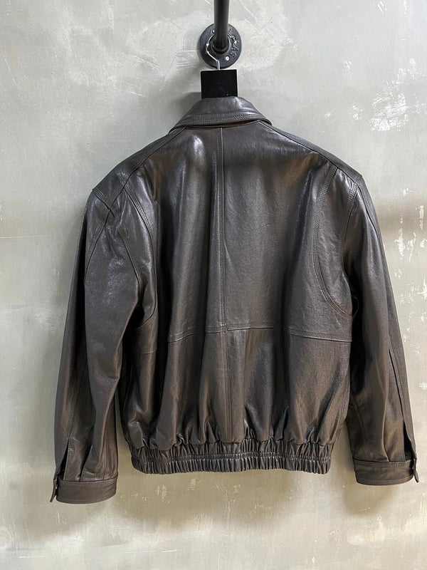 BLOUSON EN CUIR YSL 25S STYLE 220