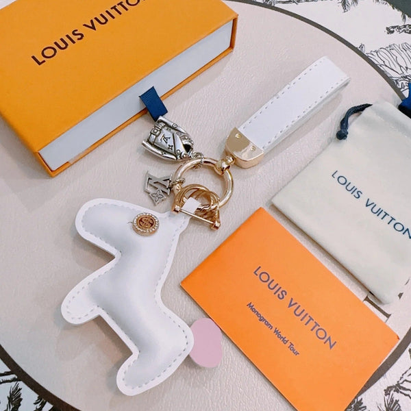 LV White Horse Charm