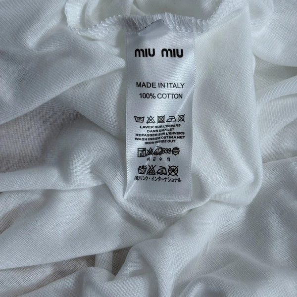 MIUMIU LONG-SLEEVE T-SHIRT STYLE 253