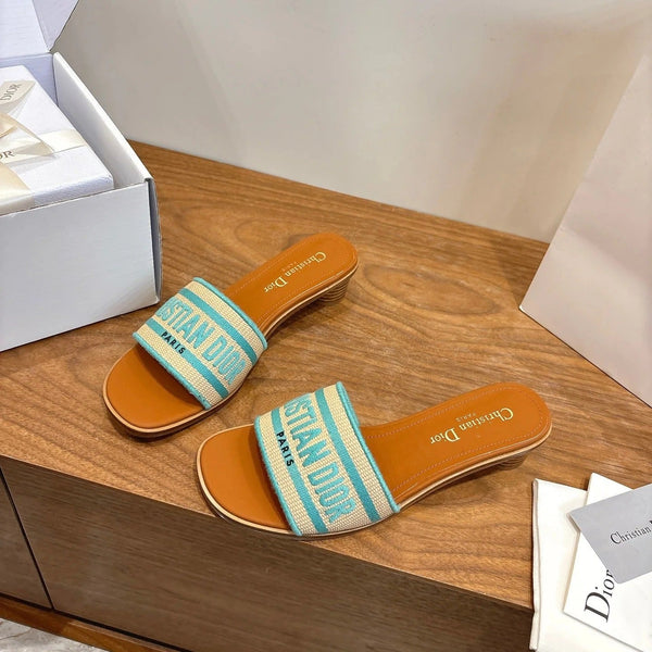 CD 26s Dway Sandals Canvas Sheepskin 685355