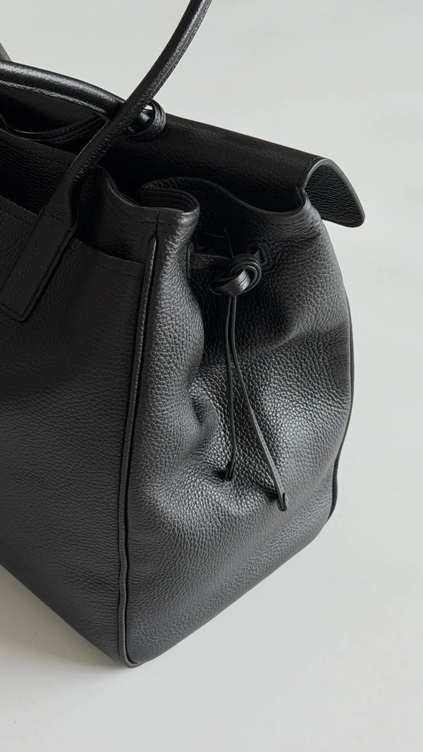 Chanel 2026 Large Shopping Bag 43cm Black Leather