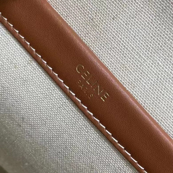 Sac cabas Celine 2026 Cabas Thais Triomphe imprimé 26cm toile et cuir de veau 283600