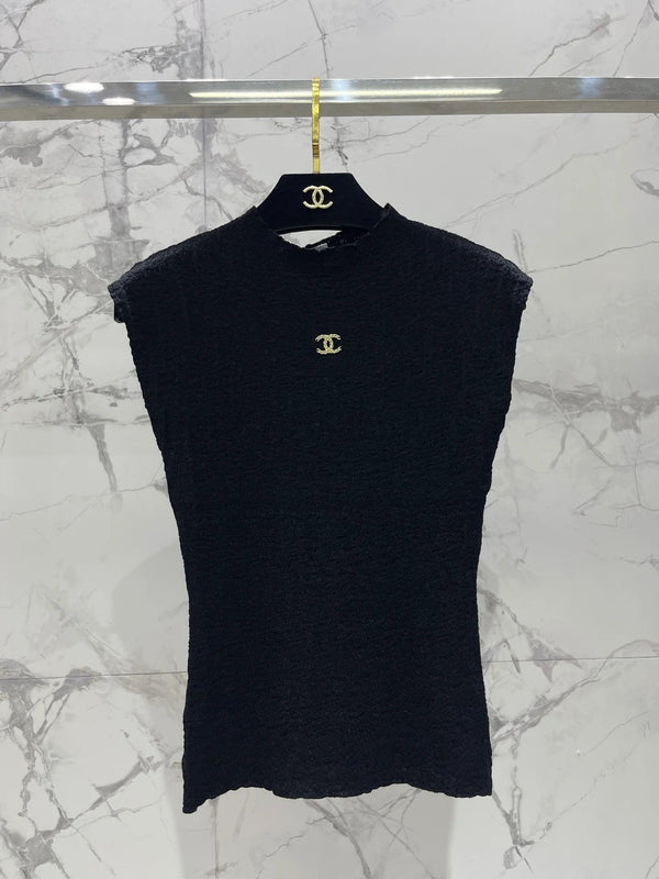 Chanel 2026 Knitted Short-sleeve Top 210742