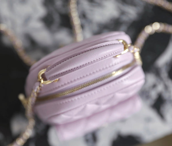 Chanel Mini Backpack Pink Purple Calfskin 335680