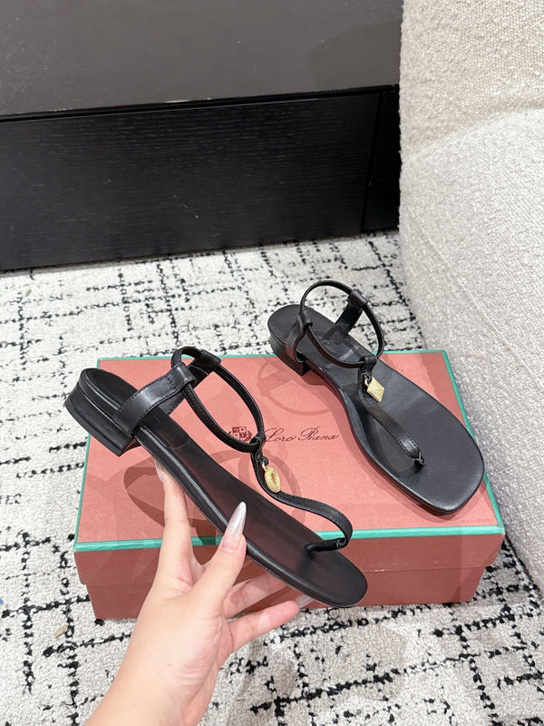 LP Mindil Infra Sandal Black Sheepskin 312459