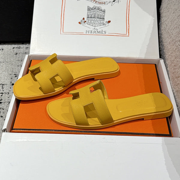 Sandalo HM 25 Oran giallo scuro Epsom