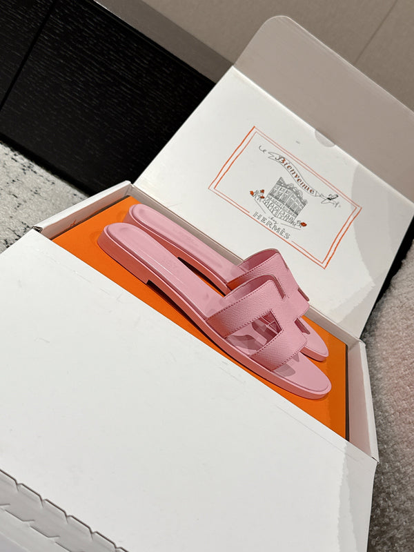 HM 25 Oran Sandal Pink Epsom