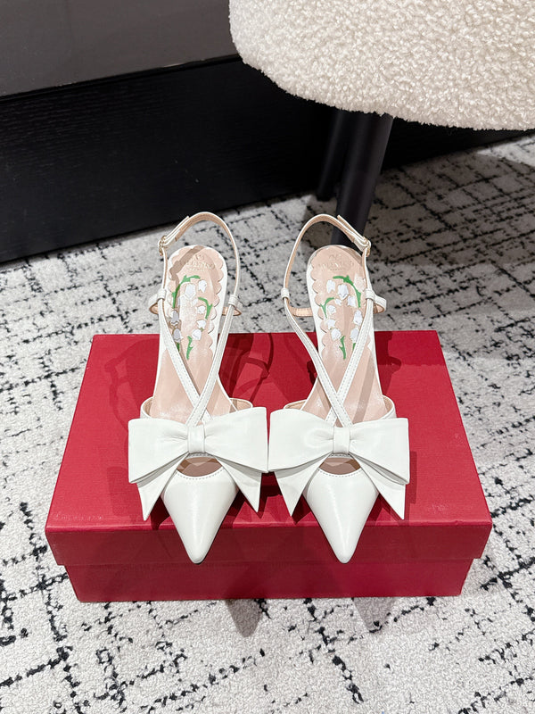 VT 25 Bowow Slingback White Sheepskin 327738