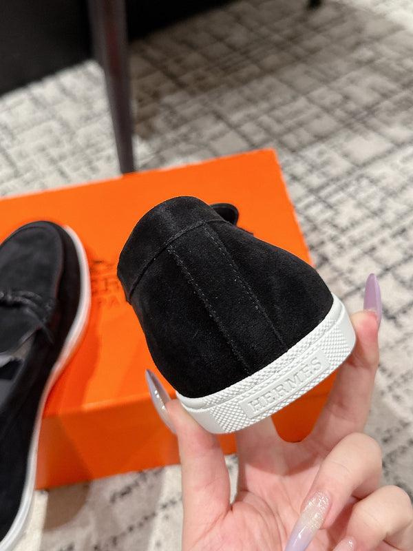 Mocassino HM 25 Mocassim lgnacio Pelle di vacchetta nera 377583