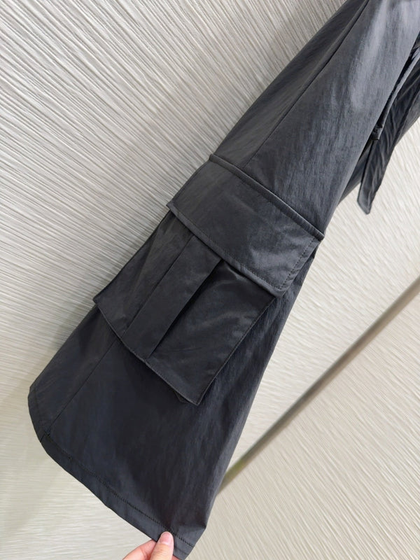 YSL 2025 Dress Black Nylon