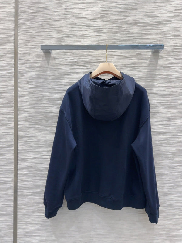 Miu Miu 25 Jacket Dark Blue Cotton