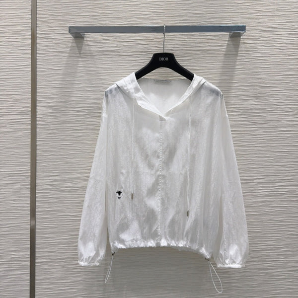 CD 25 Sun Protection Suit Gray and White Polyester