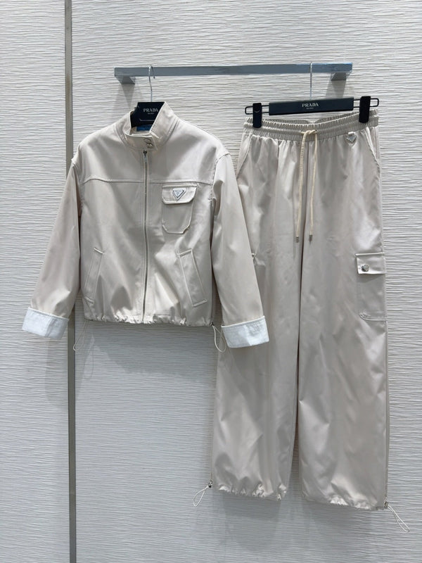 Prada 2025 Set Beige Grey Polyester