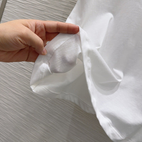 CD 26s Fitted T-Shirt White Cotton 394967